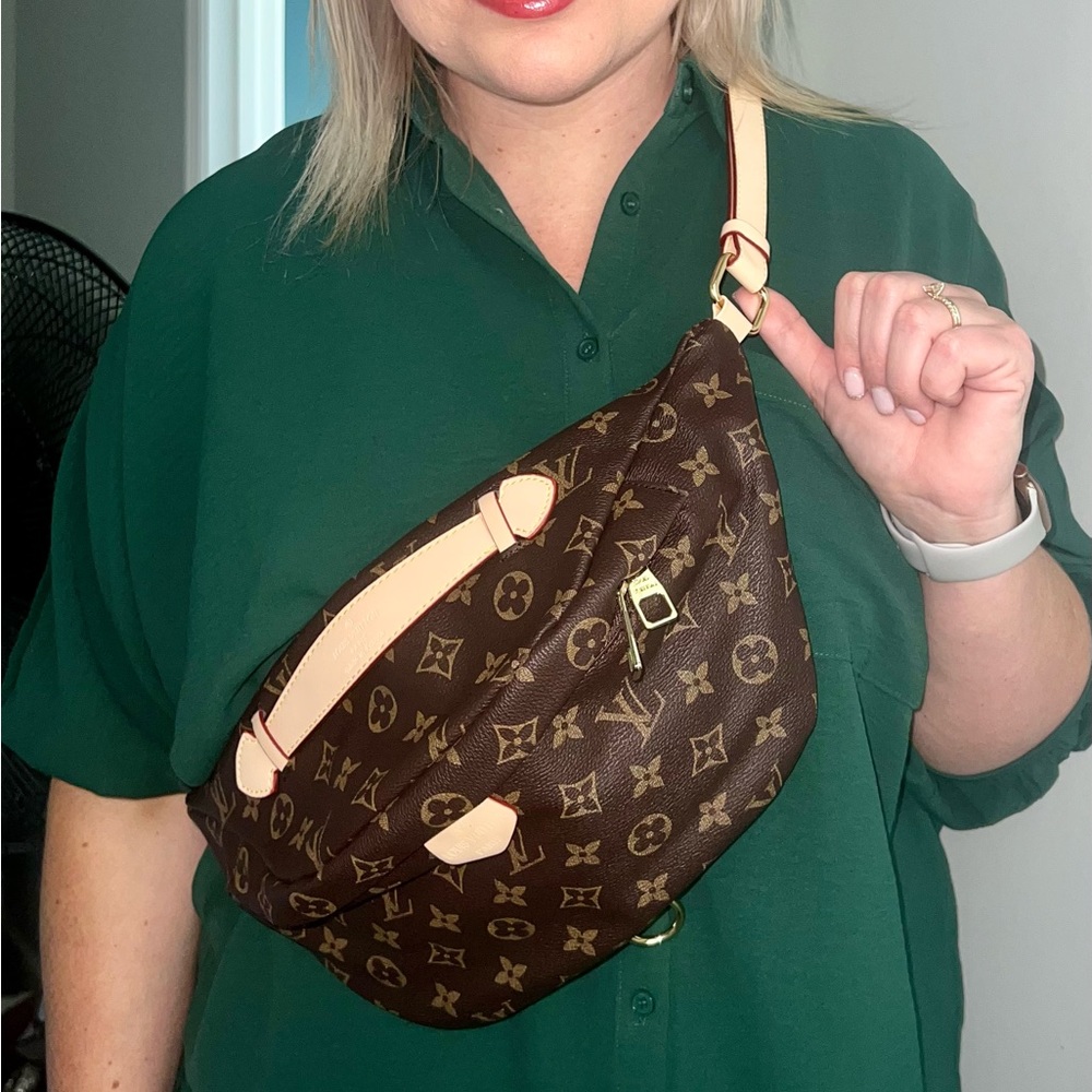 L V inspired Bumbag Brown Monogram
